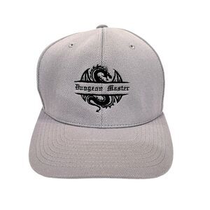 Dungeon Master Flexfit Yupoong Baseball Cap Small-Medium Gray 6 3/4 to 7 1/4 D&D